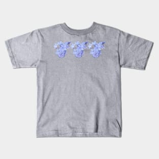 Three Bunches of Little Blue Flowers Photo Kids T-Shirt